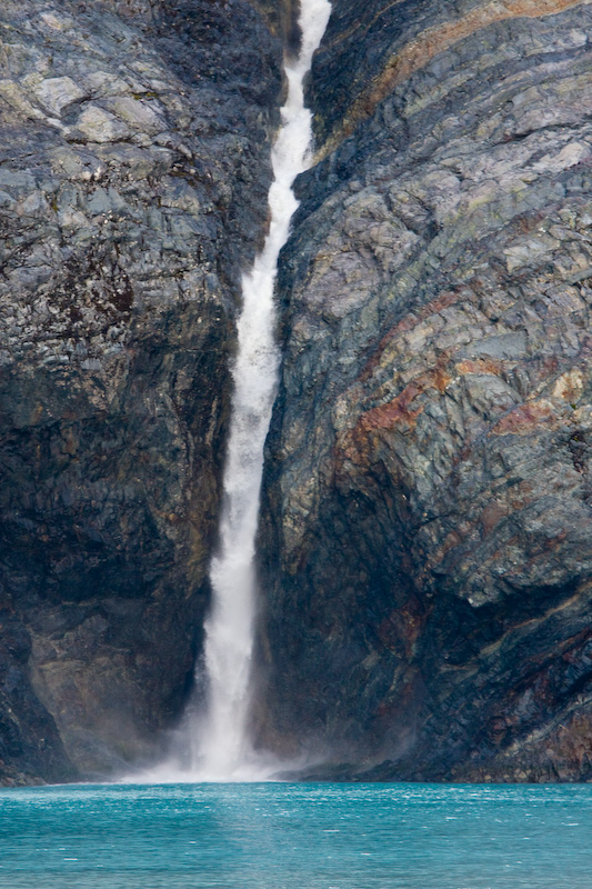 Waterfall Entering Drygalski Fjord